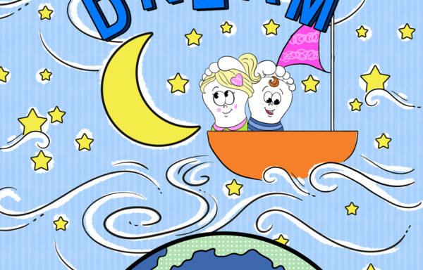 Canvas Wall Hanging – Dream 6″x6″